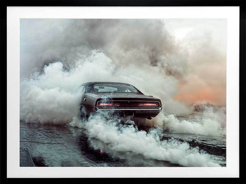 Vintage Turbo Framed Art Print