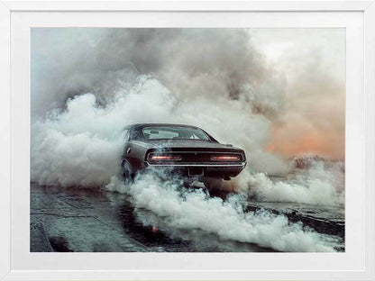 Vintage Turbo Framed Art Print