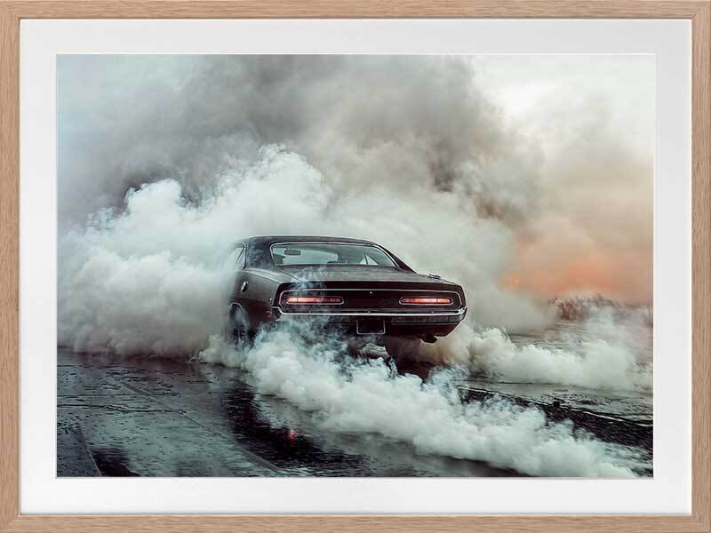 Vintage Turbo Framed Art Print