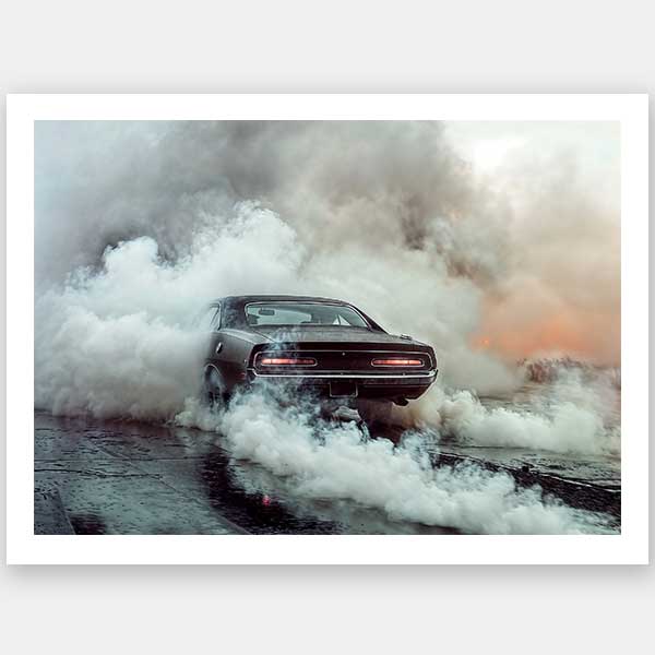 Vintage Turbo Unframed Art Print