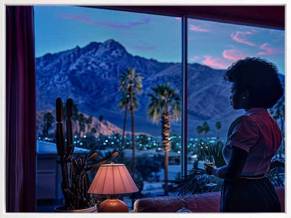 An Evening in Palm Springs Canvas Art Print