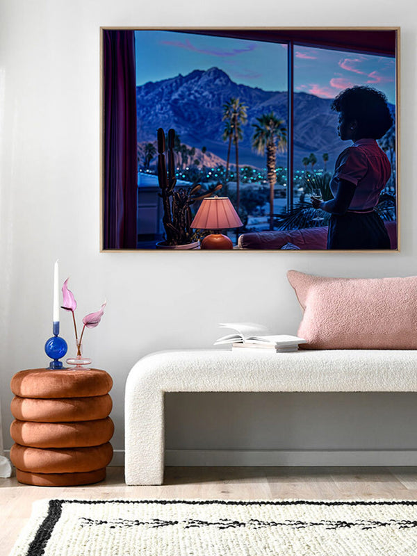 An Evening in Palm Springs Canvas Art Print | Lifestyle