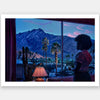 An Evening in Palm Springs Unframed Art Print