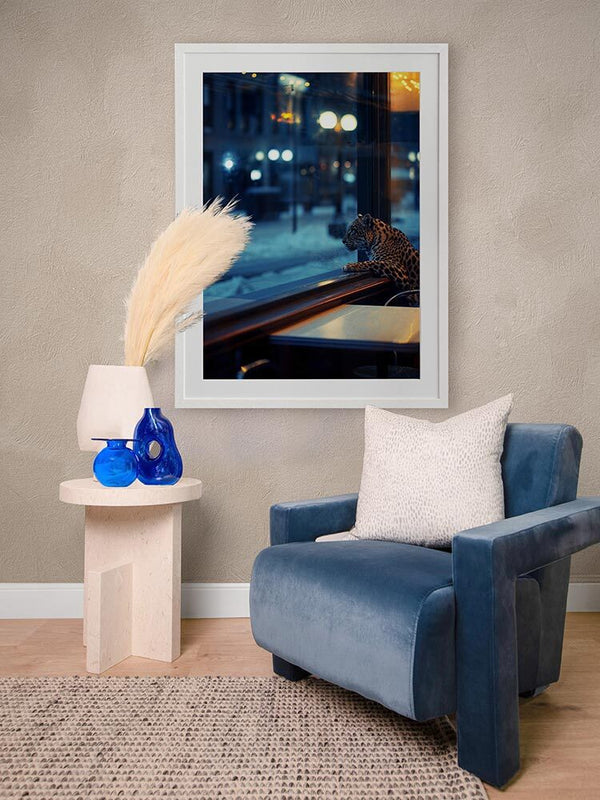Blue Hour Framed Art Print | Lifestyle
