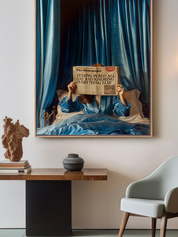 Morning Gossip Canvas Art Print