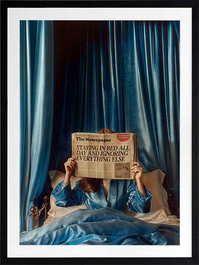 Morning Gossip Framed Art Print