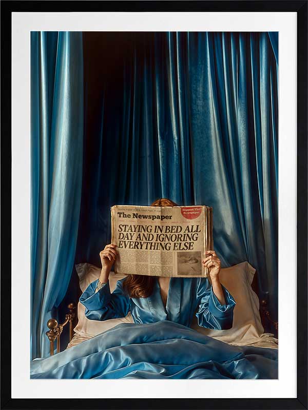 Morning Gossip Framed Art Print