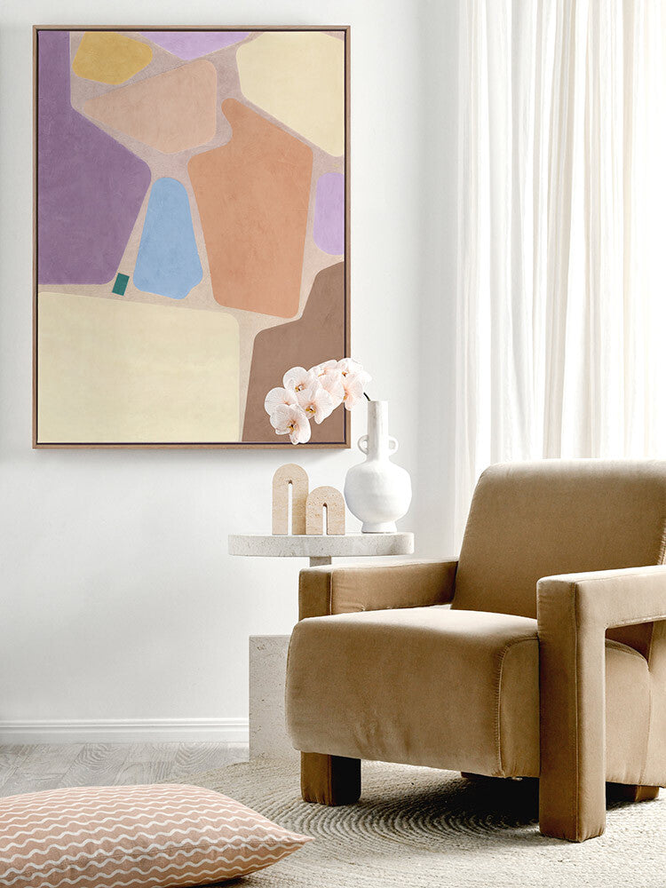 Pastel Mosaic I Canvas Art Print | Lifestyle