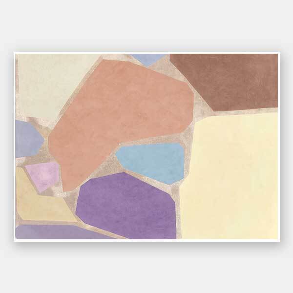 Pastel Mosaic II Unframed Art Print