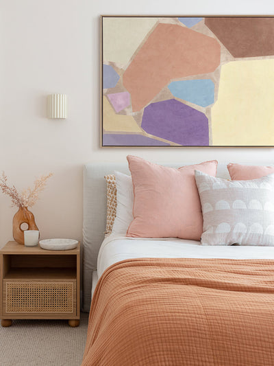 Pastel Mosaic II Canvas Art Print | Lifestyle