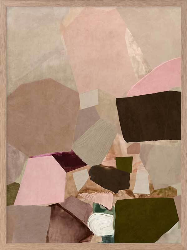 Deconstructed Desert I Framed Art Print