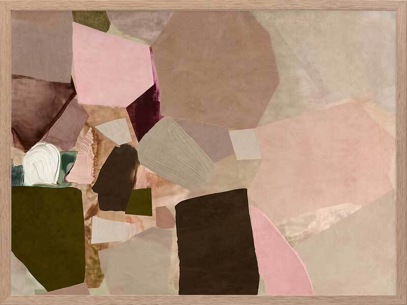 Deconstructed Desert I Framed Art Print