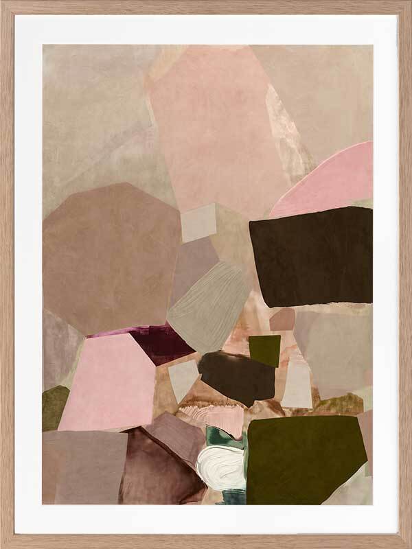 Deconstructed Desert I Framed Art Print