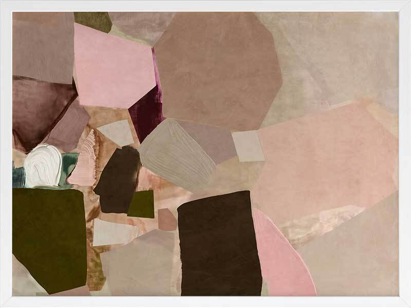 Deconstructed Desert I Framed Art Print