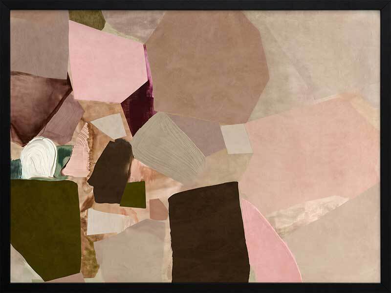 Deconstructed Desert I Framed Art Print