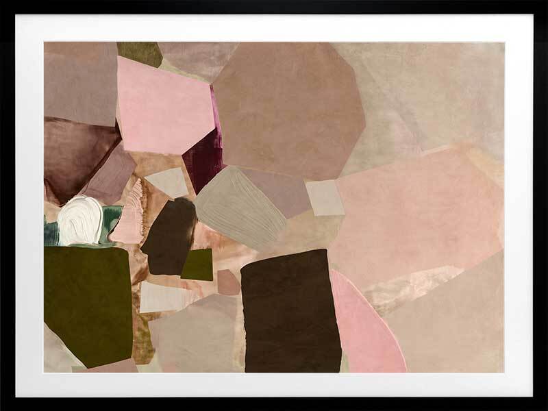 Deconstructed Desert I Framed Art Print