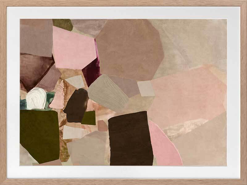 Deconstructed Desert I Framed Art Print