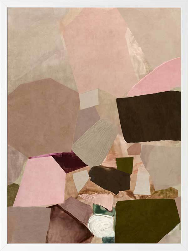 Deconstructed Desert I Framed Art Print