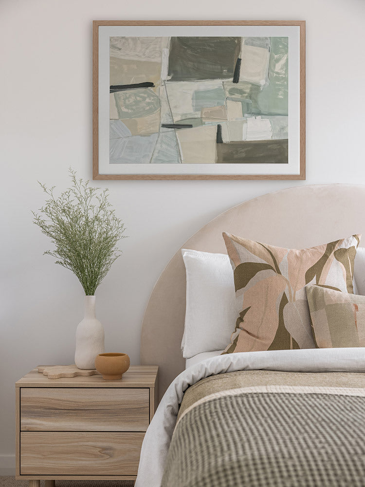 Illusory II Framed Art Print | Lifestyle