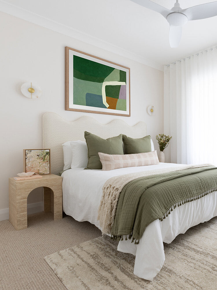 Geometry II Framed Art Print | Lifestyle