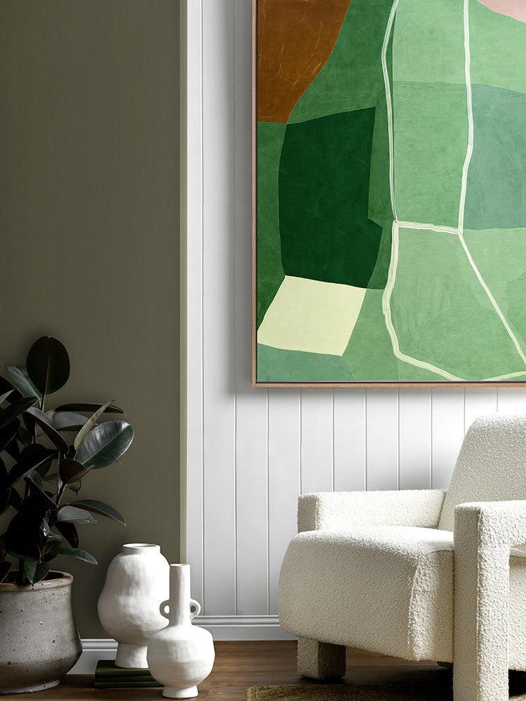 Geometry III Canvas Art Print | Lifestyle