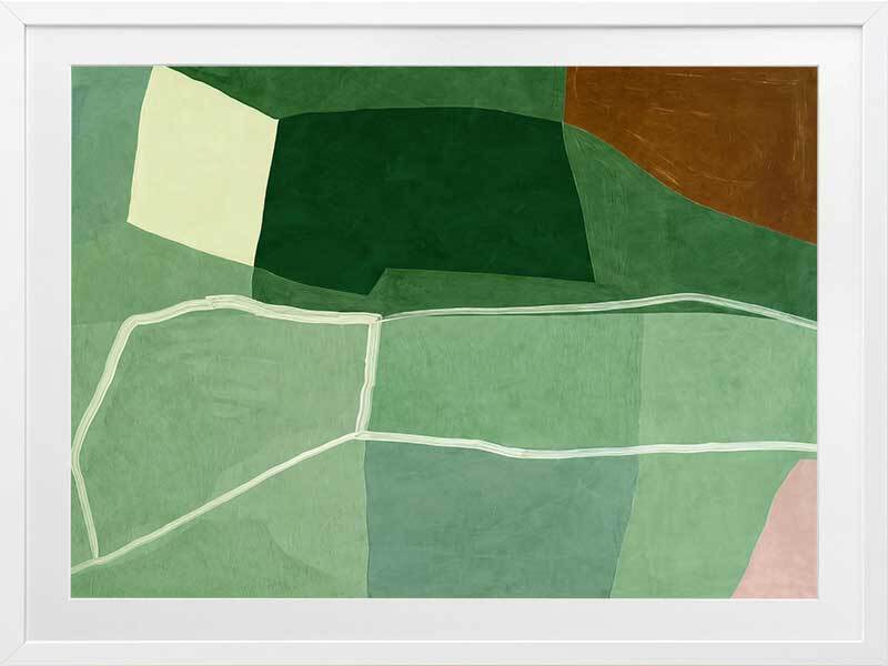 Geometry III Framed Art Print