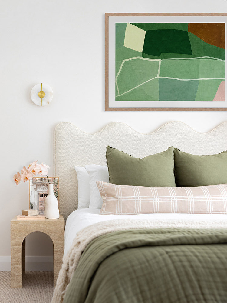 Geometry III Framed Art Print | Lifestyle