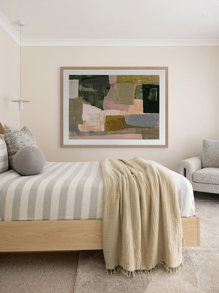 Retrograde II Framed Art Print | Lifestyle