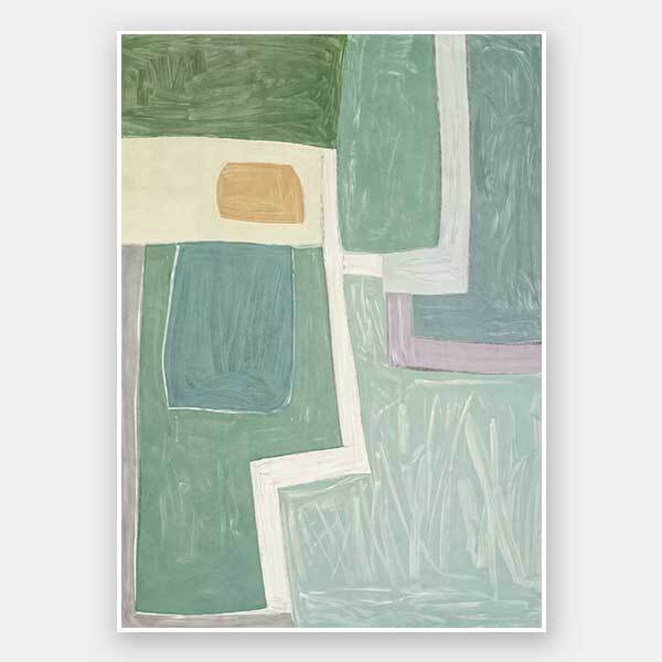 Abstract Gardens I Unframed Art Print