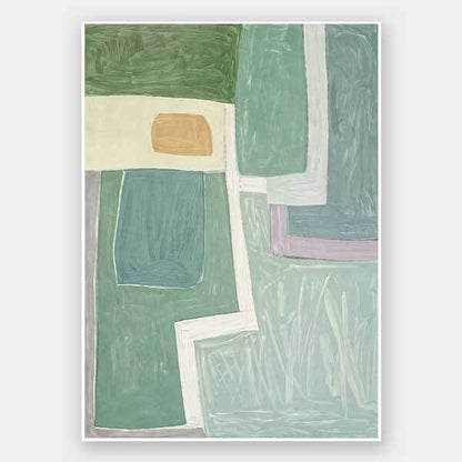 Abstract Gardens I Unframed Art Print