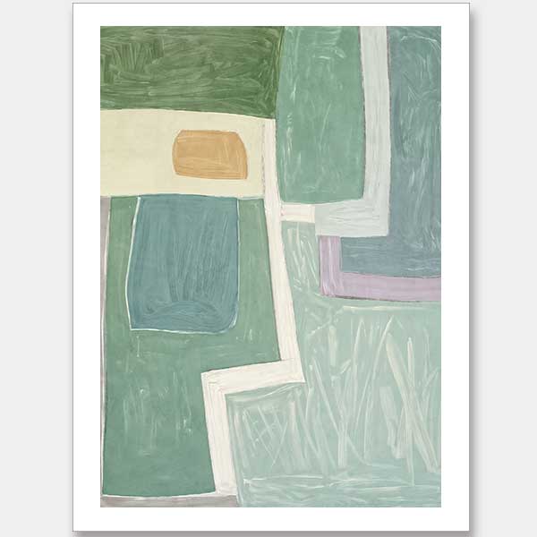 Abstract Gardens I Unframed Art Print