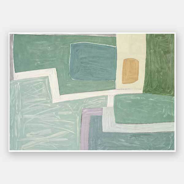 Abstract Gardens I Unframed Art Print