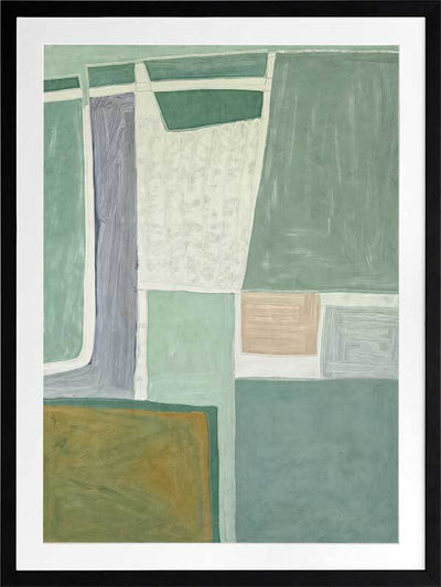 Abstract Gardens II Framed Art Print