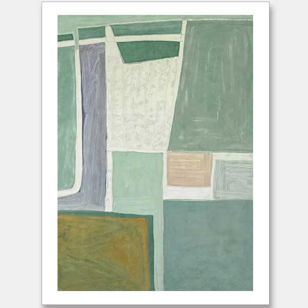 Abstract Gardens II Unframed Art Print