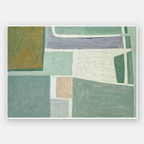 Abstract Gardens II Unframed Art Print