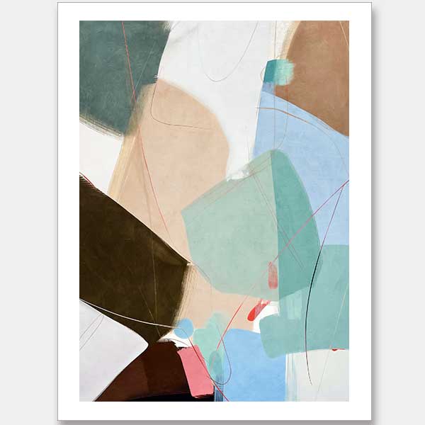 Retro Mirage Unframed Art Print