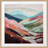 Chromatic Valley Framed Art Print