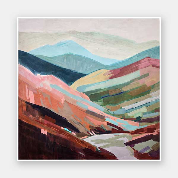Chromatic Valley Unframed Art Print