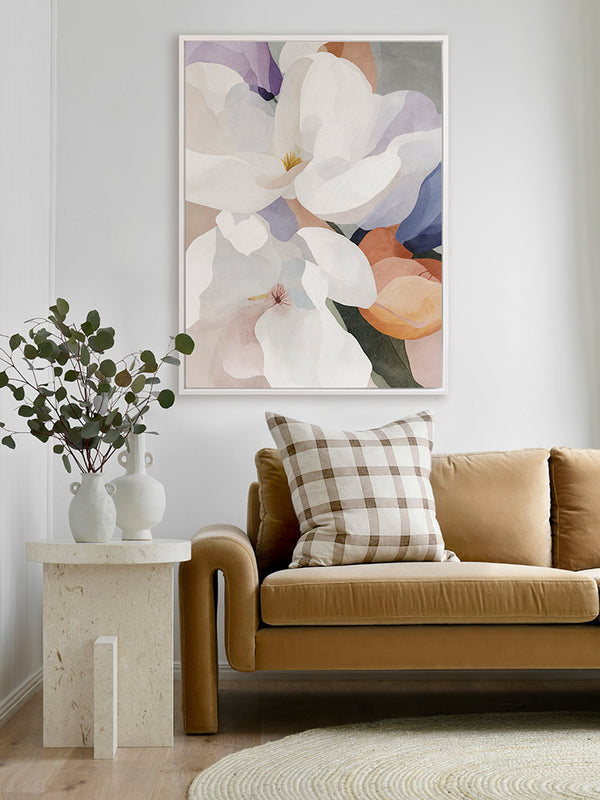 Silk Petals I Canvas Art Print | Lifestyle