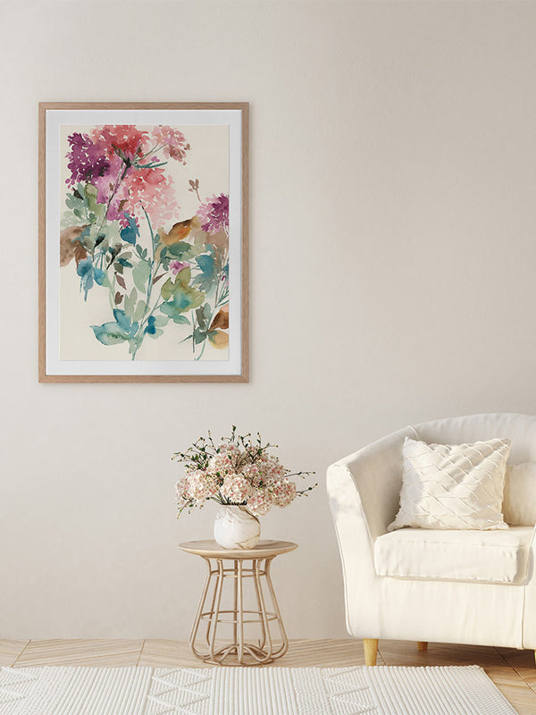 Sweet Hydrangea I Framed Art Print | Lifestyle
