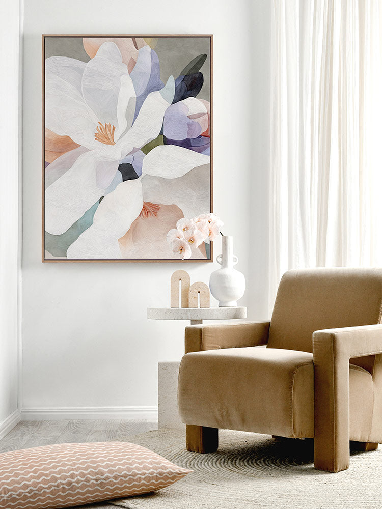 Silk Petals II Canvas Art Print | Lifestyle
