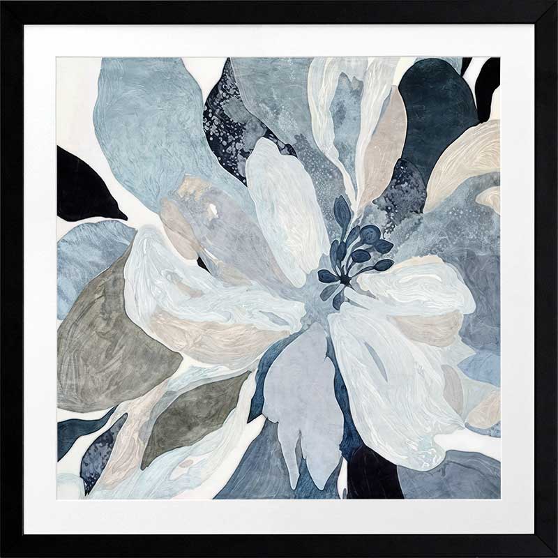 Frosted Petals Framed Art Print