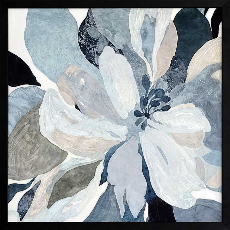 Frosted Petals Framed Art Print