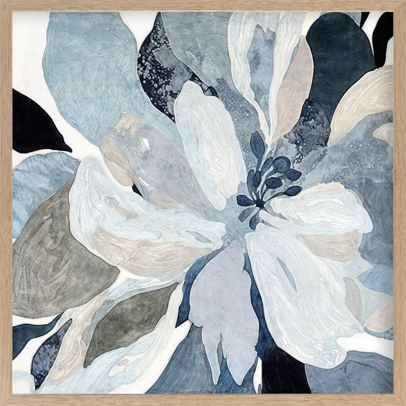 Frosted Petals Framed Art Print