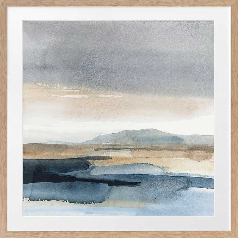 Blue Mirage I Framed Art Print