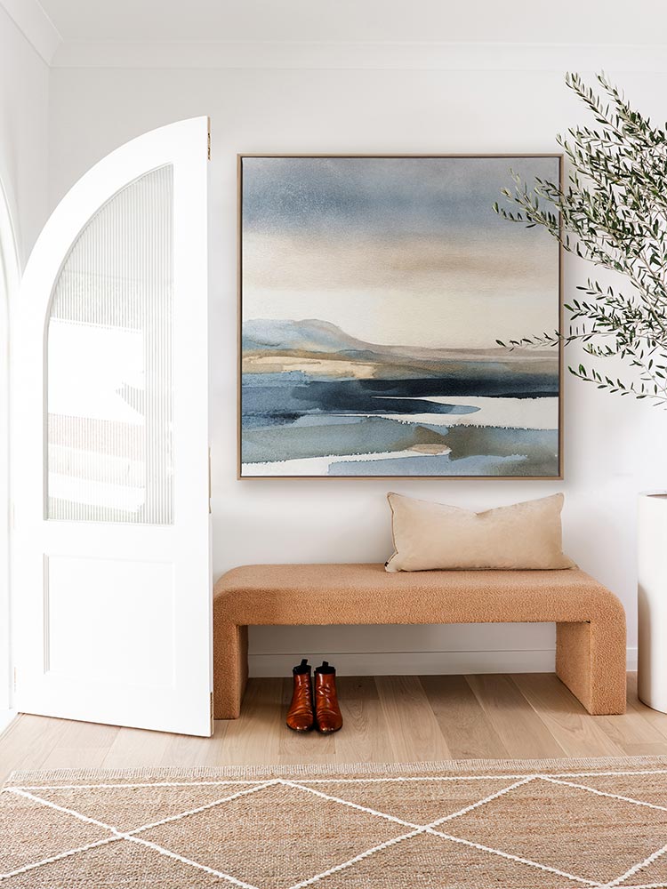 Blue Mirage II Canvas Art Print | Lifestyle