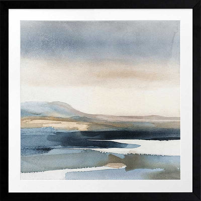 Blue Mirage II Framed Art Print