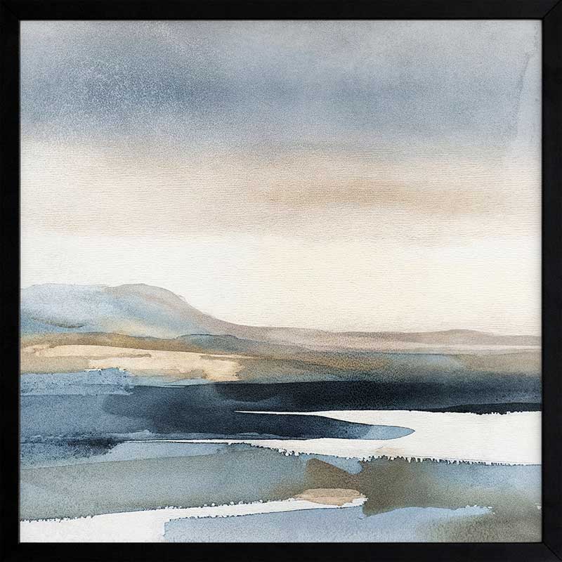 Blue Mirage II Framed Art Print