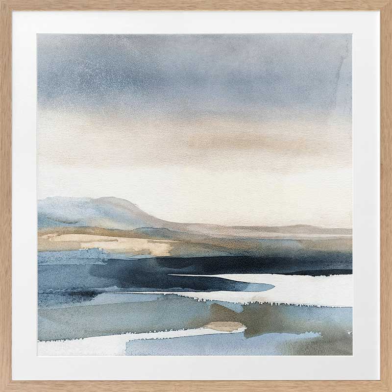 Blue Mirage II Framed Art Print