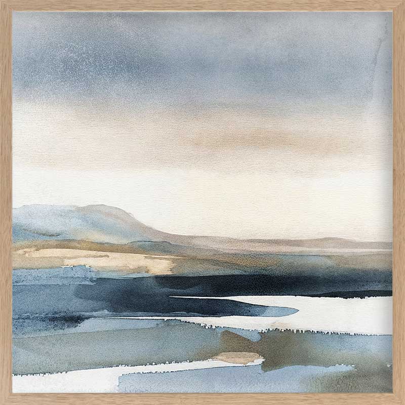 Blue Mirage II Framed Art Print